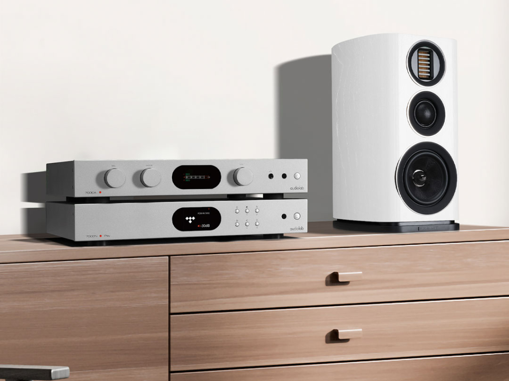 audiolab 7000A綜合擴大機搭配Wharfedale EVO5.2，英倫現代風格HiFi組合，迎家音響台灣代理