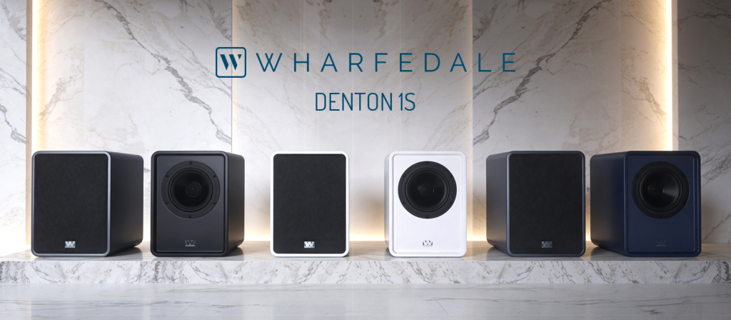 Wharfedale Denton 1S 同軸書架喇叭，霧面黑白藍三色，售價29,800元，迎家音響台灣代理