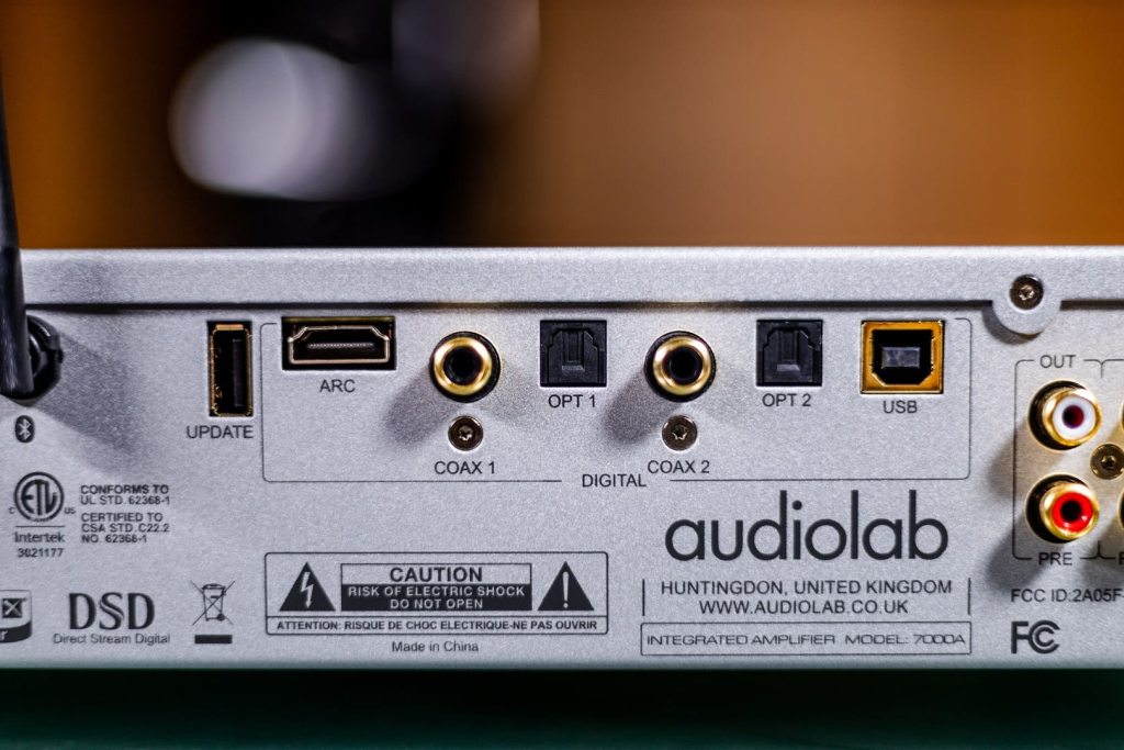 audiolab 7000A 支援HDMI ARC功能，可以連接電視，迎家音響台灣代理