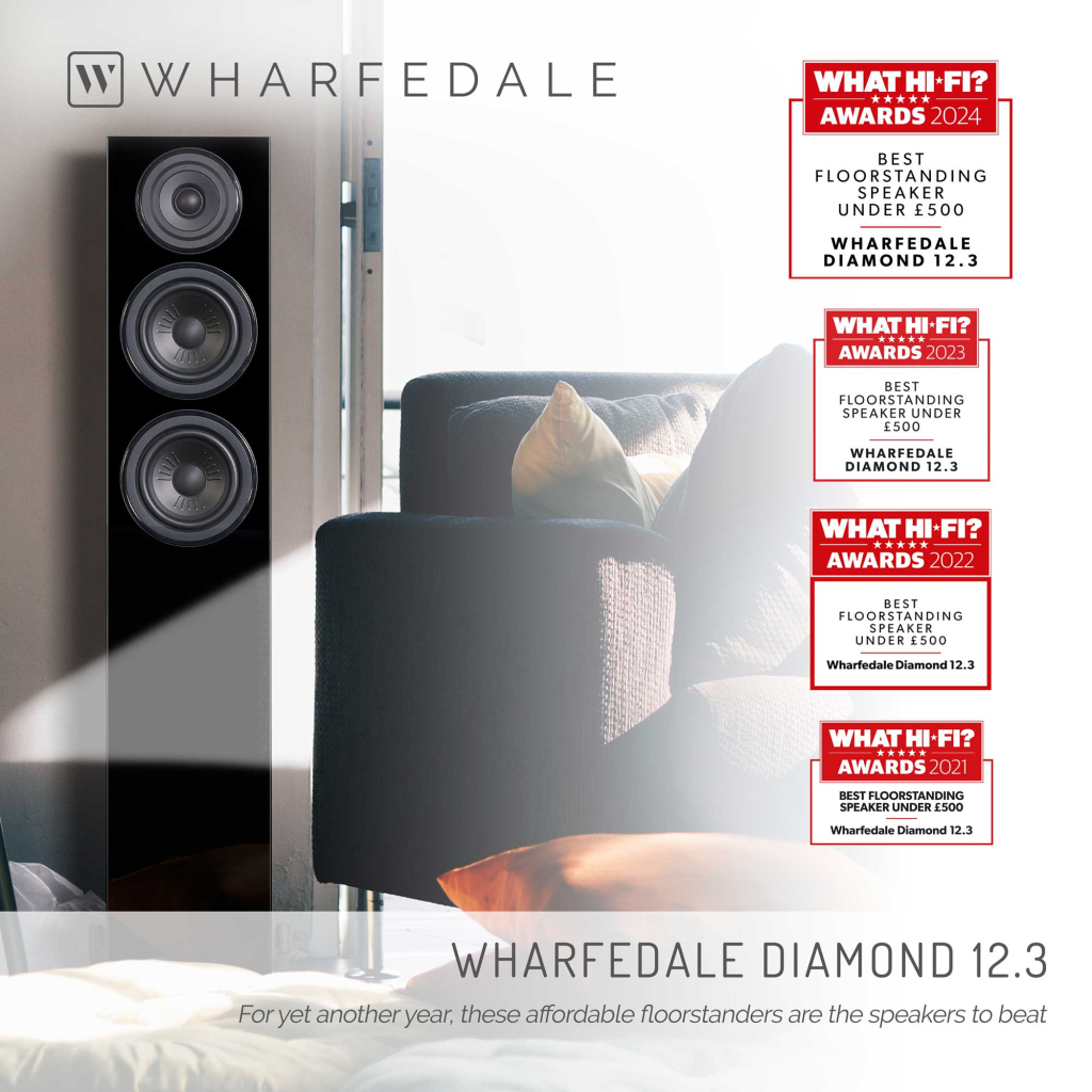 Wharfedale Diamond 12.3落地喇叭,售價34,900元,迎家音響台灣授權代理