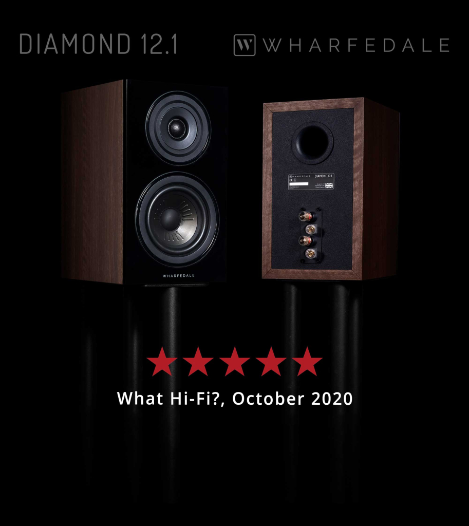 Wharfedale Diamond 12.1 書架喇叭,建議售價:15,800元/對,入門HiFi首選,迎家音響台灣授權代理